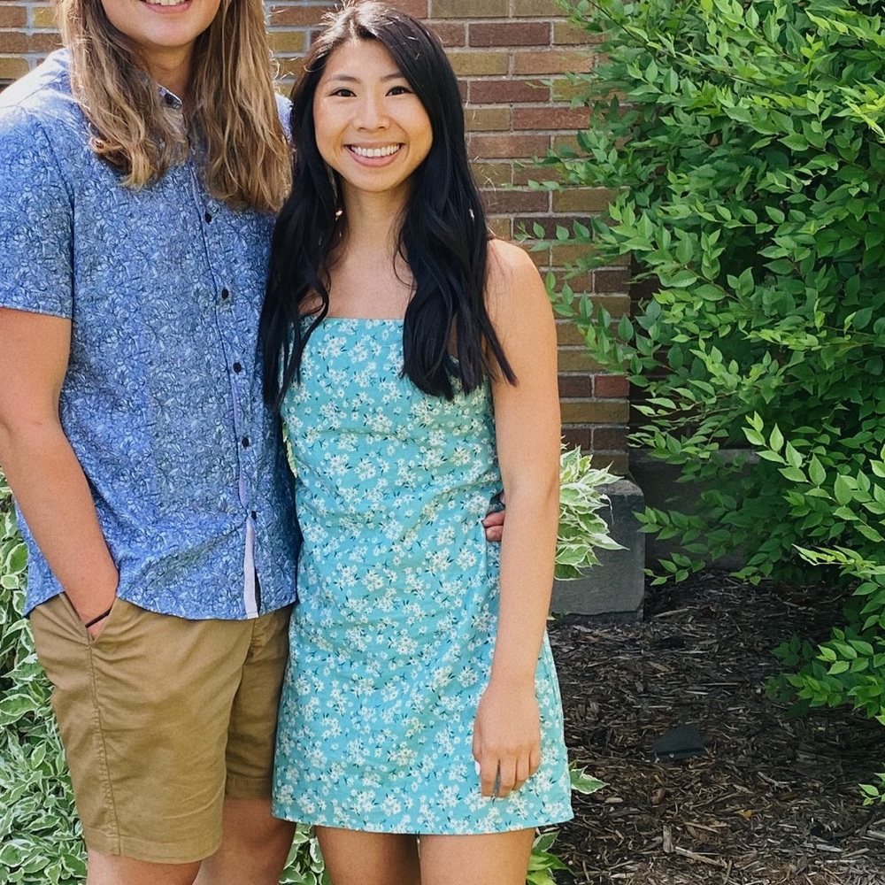 AE Floral Tie-Back Mini Dress(SOLD OUT ONLINE)